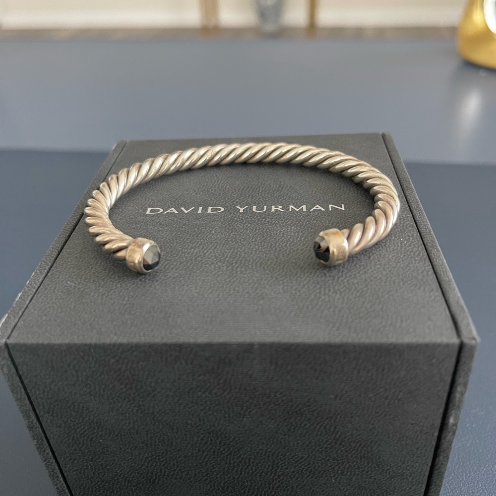 David Yurman Sterling Silver with Black Diamonds